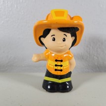 Fisher Price Little People Firefighter Fireman Orange Hat and Suit Toy F... - $7.96