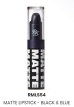 Rk By Kiss Matte Lipstick Black &amp; Blue Color Matte Lipstick RMLS54 - £2.35 GBP