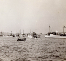 Ship Boats Photograph Vintage Antique Found Photo Snapshot California - £9.68 GBP