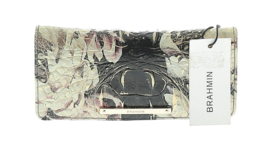 NWT Brahmin Ady Wallet in Eden Melbourne Floral Croc-embossed Leather - $145.00