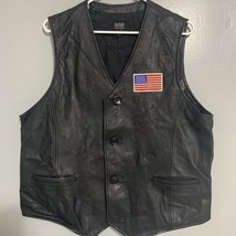 Mens Wilson Leather Vest The Leather Experts size Large - $36.14
