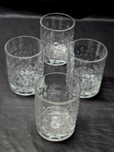Vintage HIGH END Quilted Diamond STAR BOTTOM 8oz Old Fashioned Glass - S... - $23.98