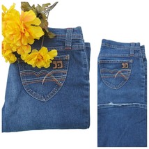 Joe&#39;s Brand jeans boot cut dark wash denim mid rise womans size 24 jeans - $22.00