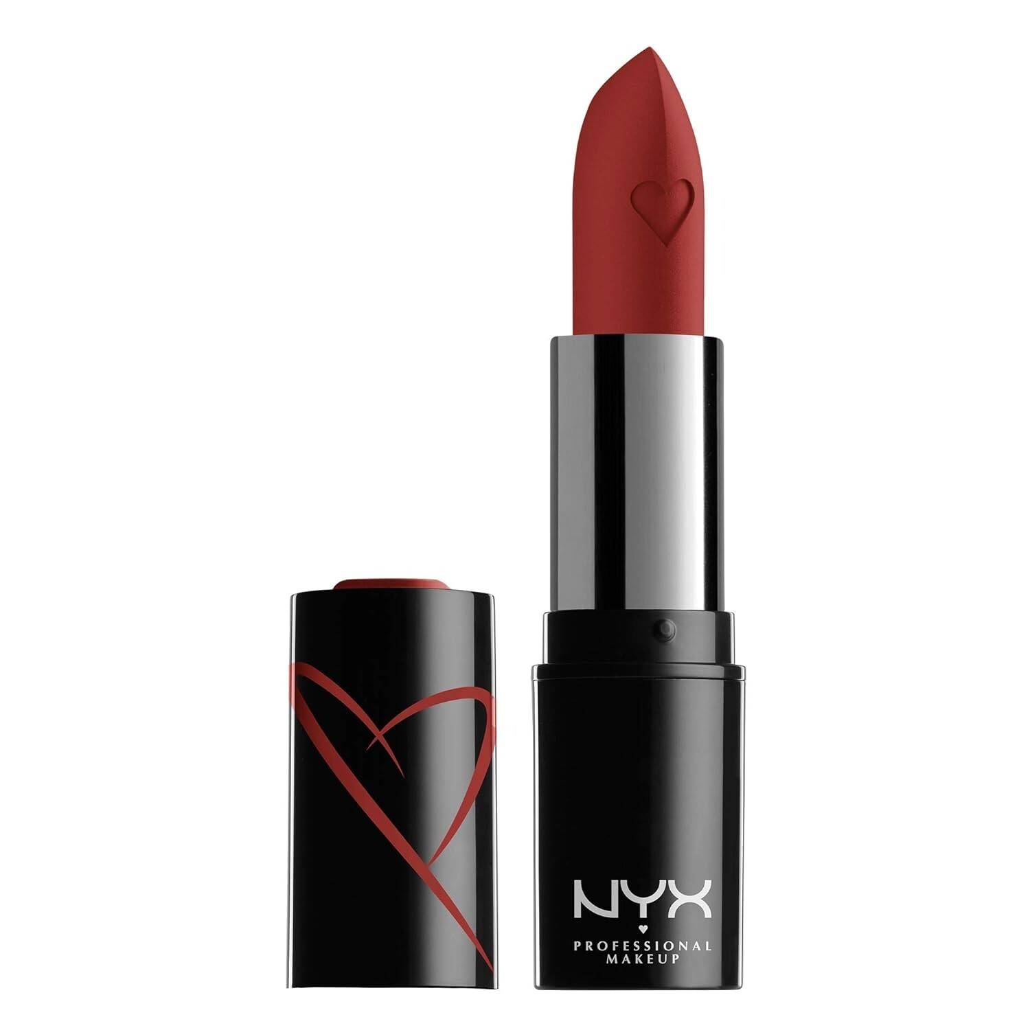 NYX Shout Loud Satin Lipstick with Shea Butter Hot In Here .12oz (Burnt ... - $9.90