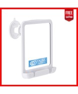 Easy-Install Shatterproof Shower Mirror with Anti-Fog Technology &amp; Razor... - $855.58 MXN