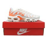 Nike Air Max Plus White Atomic Orange Crimson Womens Size 7 Shoes NEW DM... - £106.15 GBP