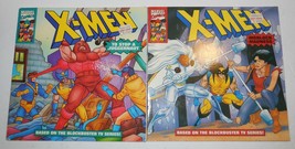 lot of 2 X-men Paperback Books To Stop a Juggernaut &amp; Morlock Madness - £7.66 GBP