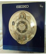 Seiko Charming Bell Wall Clock HI-FI 6 Melodies Rotating Motion QXM109SR... - £104.49 GBP