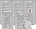 200 Pcs 70MM Lids for Canning Needs Bulk Food Grade Material Reusable Le... - £25.69 GBP