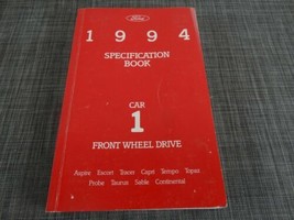 1994 Ford Car 1 front wheel drive Specification Book - £9.34 GBP