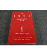 1994 Ford Car 1 front wheel drive Specification Book - £9.32 GBP