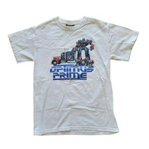 2007 Optimus Prime Transformers Steve And Barrys White Tshirt Mens Size Small - £6.80 GBP