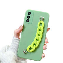 Anymob Xiaomi Phone Case Avocado Mint Green Wrist Chain Marble Bracelet Silicone - £19.07 GBP