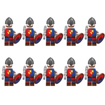 10pcs Wars of the Roses English Civil Wars Flail Soldiers Minifigures Weapons - £18.87 GBP