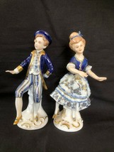Rare Antique Set Porcelain Figures (Naples) Marked + Bottom Number-
show... - £132.10 GBP
