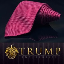 DONALD TRUMP President Signature Collection Mens Silk Necktie Red 58.75” - £82.99 GBP