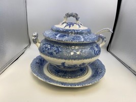 Vintage Copeland Spode CAMILLA Soup Tureen with Ladle and Underplate - £560.89 GBP