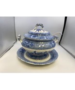 Vintage Copeland Spode CAMILLA Soup Tureen with Ladle and Underplate - £550.83 GBP