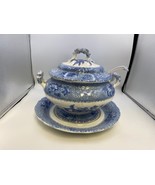 Vintage Copeland Spode CAMILLA Soup Tureen with Ladle and Underplate - £530.23 GBP