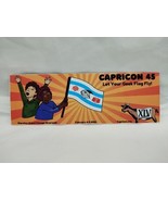 Capricon 45 SciFi Convention Let Your Geek Flag Fly Promotional Card 4.5... - $13.56 CAD