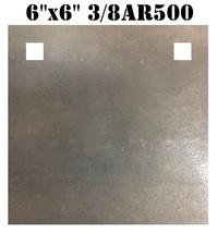 3/8&quot; AR500 6&quot;x6&quot; Square Steel Shooting Target - Pistol &amp; RIfle Gong - 1/... - $37.99