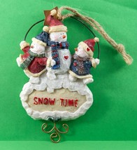 Christmas Ornament Snowman And Snow Children BY Giftco 6.5 inch   - $7.99