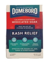 Domeboro Calming &amp; Soothing Medicated Soak Rash Relief Powder Packets 12 Ct 2027 - £10.27 GBP