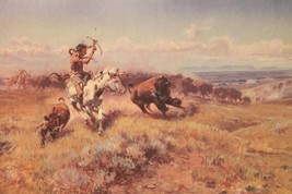 Horse of the Hunters by Charles M Russell Western Giclee Art Print + Ships Free - £30.73 GBP+
