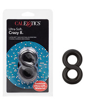 Ultra Soft Crazy 8 Ring - Black - $24.29
