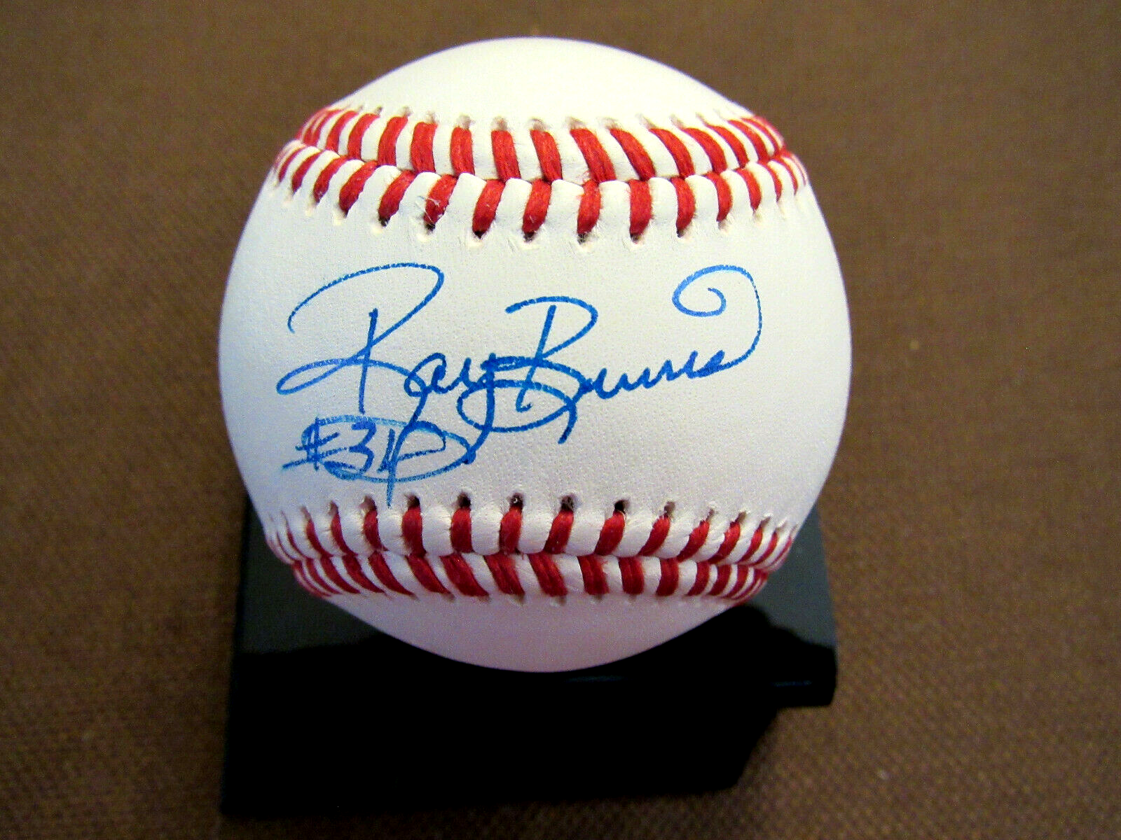 RAY BURRIS # 34 CUBS YANKEES METS PITCHER SIGNED AUTO VINTAGE OL BASEBAL... - £67.01 GBP