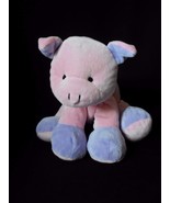 Dakin Premier Pink &amp; Purple Pig piggy Plush Stuffed Animal 11&quot; - €18,06 EUR