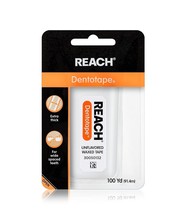 Reach Dentotape Waxed Dental Floss Effective Plaque Removal, Extra Wide ... - $9.79