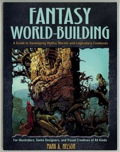 Mark A. Nelson Fantasy World Building w Original Art Sketch Softcover RPG Gaming - £47.46 GBP