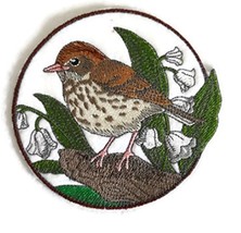 Nature Weaved in Threads, Amazing Birds Kingdom [Wood Thrush and Lily of The Val - £13.40 GBP