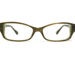 Paul Smith Eyeglasses Frames PS-410 OTGT Brown Green Horn Cat Eye 51-16-135 - $107.61