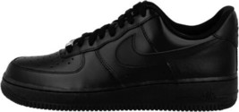Nike Womens Air Force 1 Low &#39;07 Sneakers Size 11 Black - $141.63