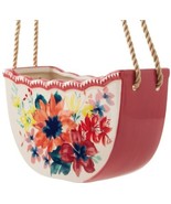 Pioneer Woman ~ DELANEY ~ Fresh Floral Hanging Planter ~ Multicolored ~ ... - $799.80 MXN
