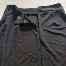 Worthington Back Zipper Women's Black Skirt Size 14 Measured Waist 33 image 8