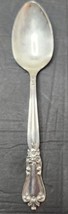 1950&#39;s Silver Plate Wm Rogers Oneida Sectional Valley Rose Serving Spoon - $11.88