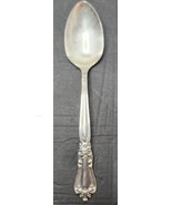 1950&#39;s Silver Plate Wm Rogers Oneida Sectional Valley Rose Serving Spoon - £9.34 GBP