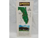 *Written On* Vintage Florida Homosassa Springs Brochure - £7.00 GBP