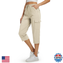 Libin Women's Capri Pants Cargo Capris Travel Hiking Casual Summer Cropp... - $46.36
