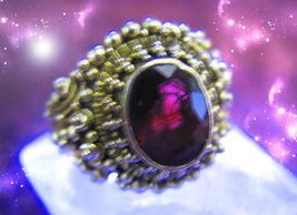 HAUNTED RING SALEM WITCHES BLAST OF MASTER WISDOM &amp; KNOWLEDGE NEW ENGLAN... - £314.36 GBP