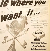 1954 Power Petrol Gas And Oil Advertisement Autocar Automobilia DWPP12C - £22.92 GBP