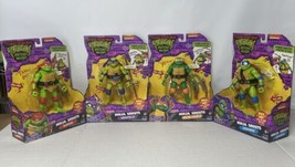 TMNT Ninja Turtles Mutant Mayhem Shouts Leonardo Mikey Donny Raphael All 4 Set - £42.73 GBP