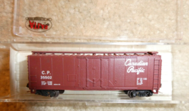 Vintage N Scale Atlas Canadian Pacific 40&#39; Pl Door Boxcar 3325 MIB - $21.78