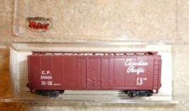 Vintage N Scale Atlas Canadian Pacific 40&#39; Pl Door Boxcar 3325 MIB - £17.12 GBP