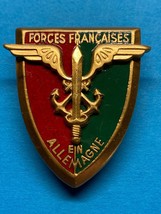 FRANCE, FORCES FRANCAISES en ALLEMAGNE, OCCUPATION GERMANY, BADGE - $7.50