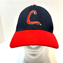 Vintage OC Sports Red Blue Embroidered C Proflex Baseball Cap Fitted Adu... - $13.59
