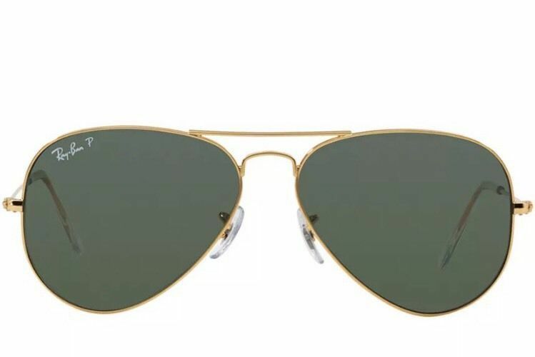 Ray Ban Aviator RB3025 001/58  Gold Frame /Green  Lenses POLARIZED (58mm) - $98.79